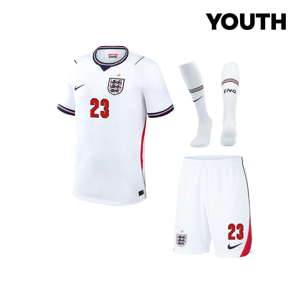 Elliot Anderson 23 England 2026 YOUTH Home Kit Set – White