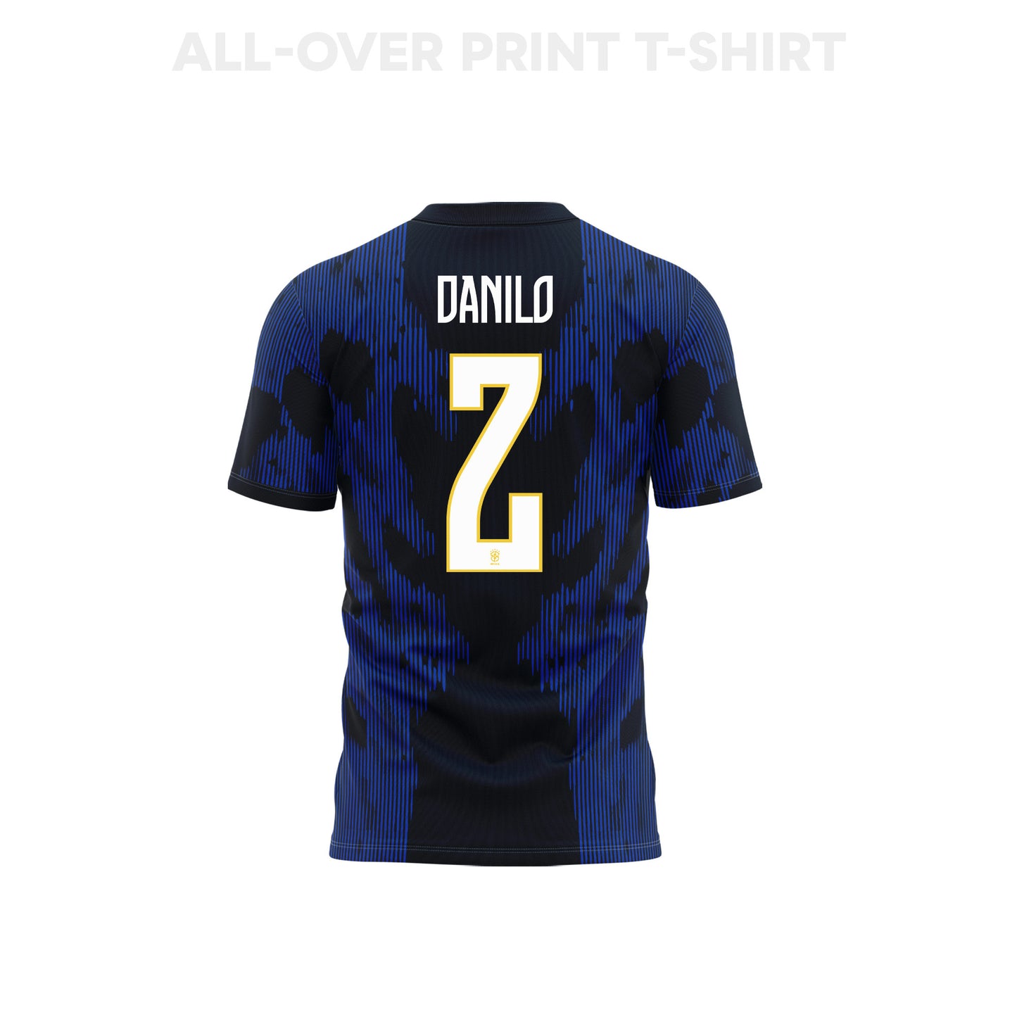 Danilo 2 Youth Brazil 2026 Away 3D T-shirt Fully Printed – Blue