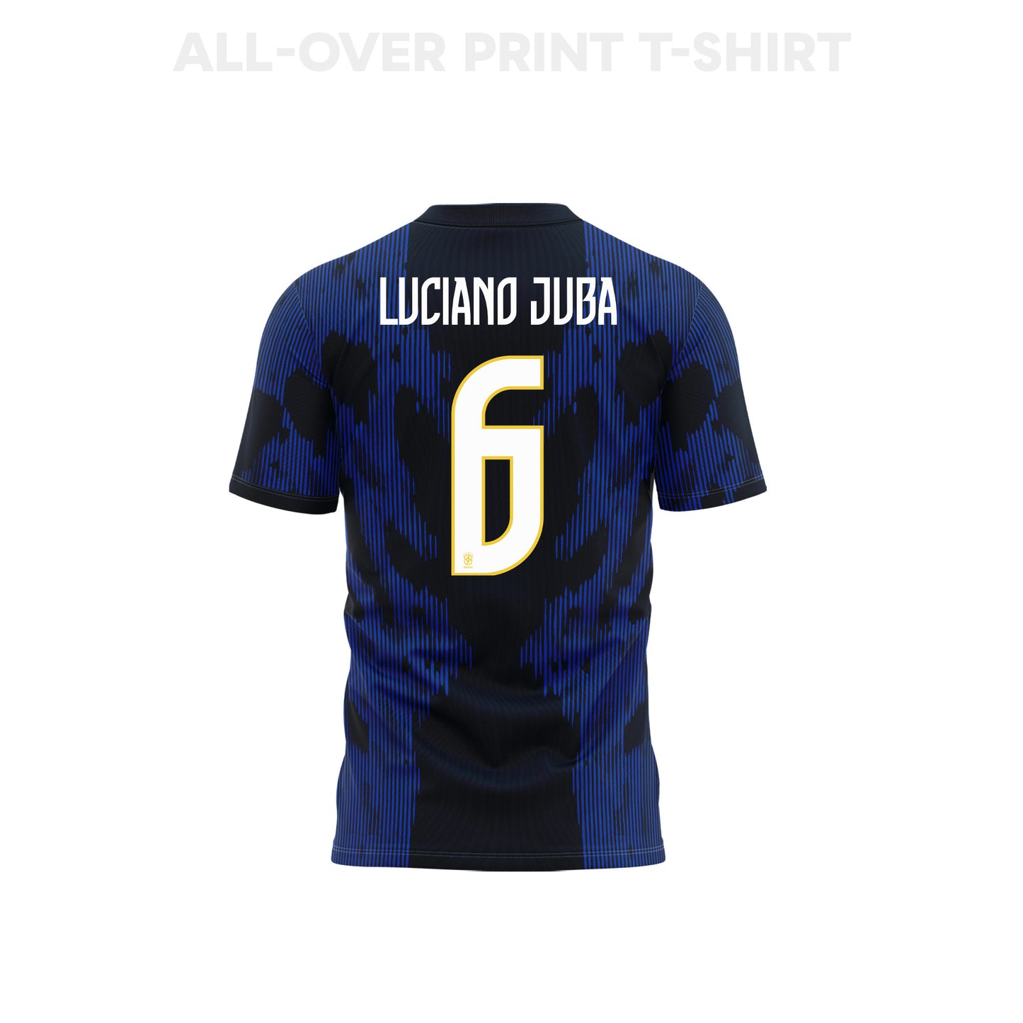 Luciano Juba 6 Youth Brazil 2026 Away 3D T-shirt Fully Printed – Blue