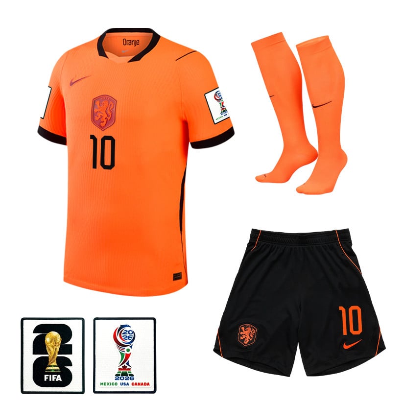 Memphis Depay 10 Netherlands 2026 Home Men Kit Set – Orange