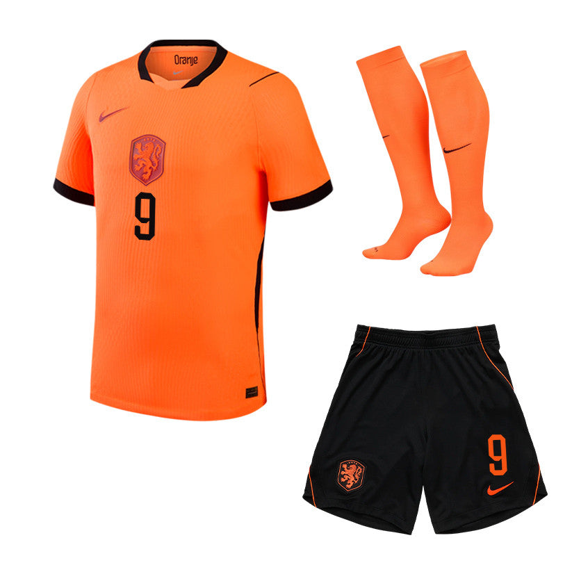 Emmanuel Emegha 9 Netherlands 2026 Home Men Kit Set – Orange