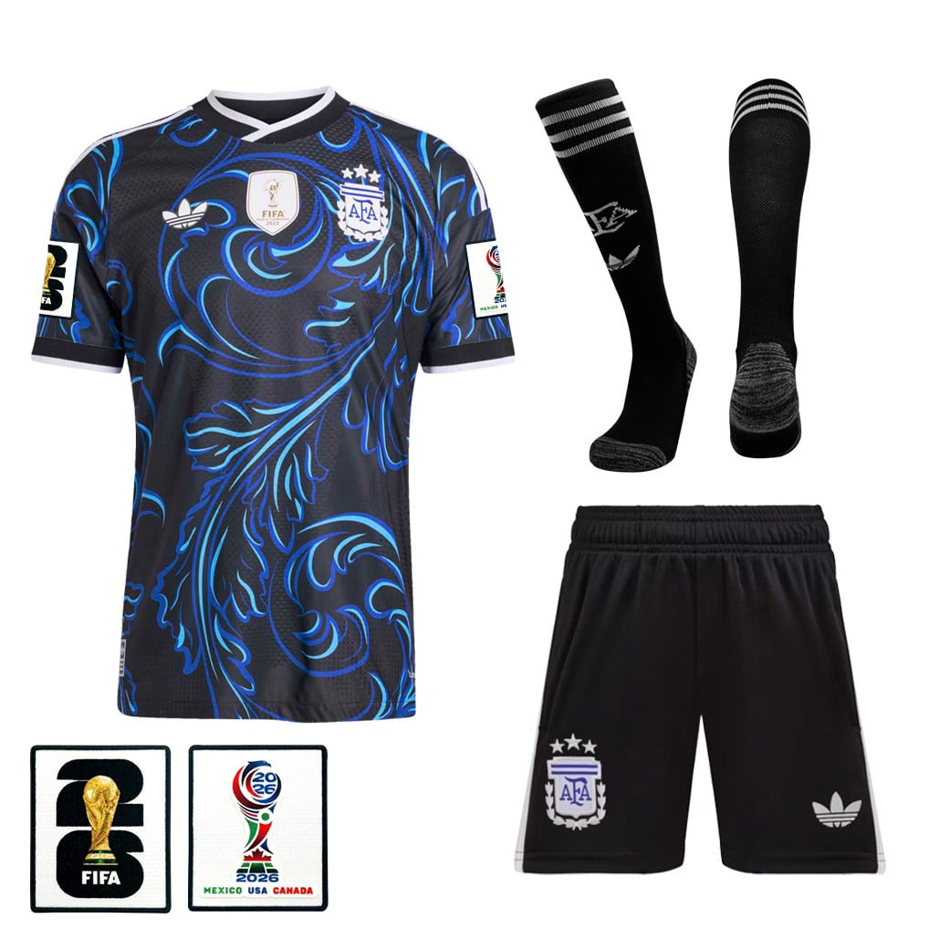 Argentina 2026 Away Men Kit Set – Black