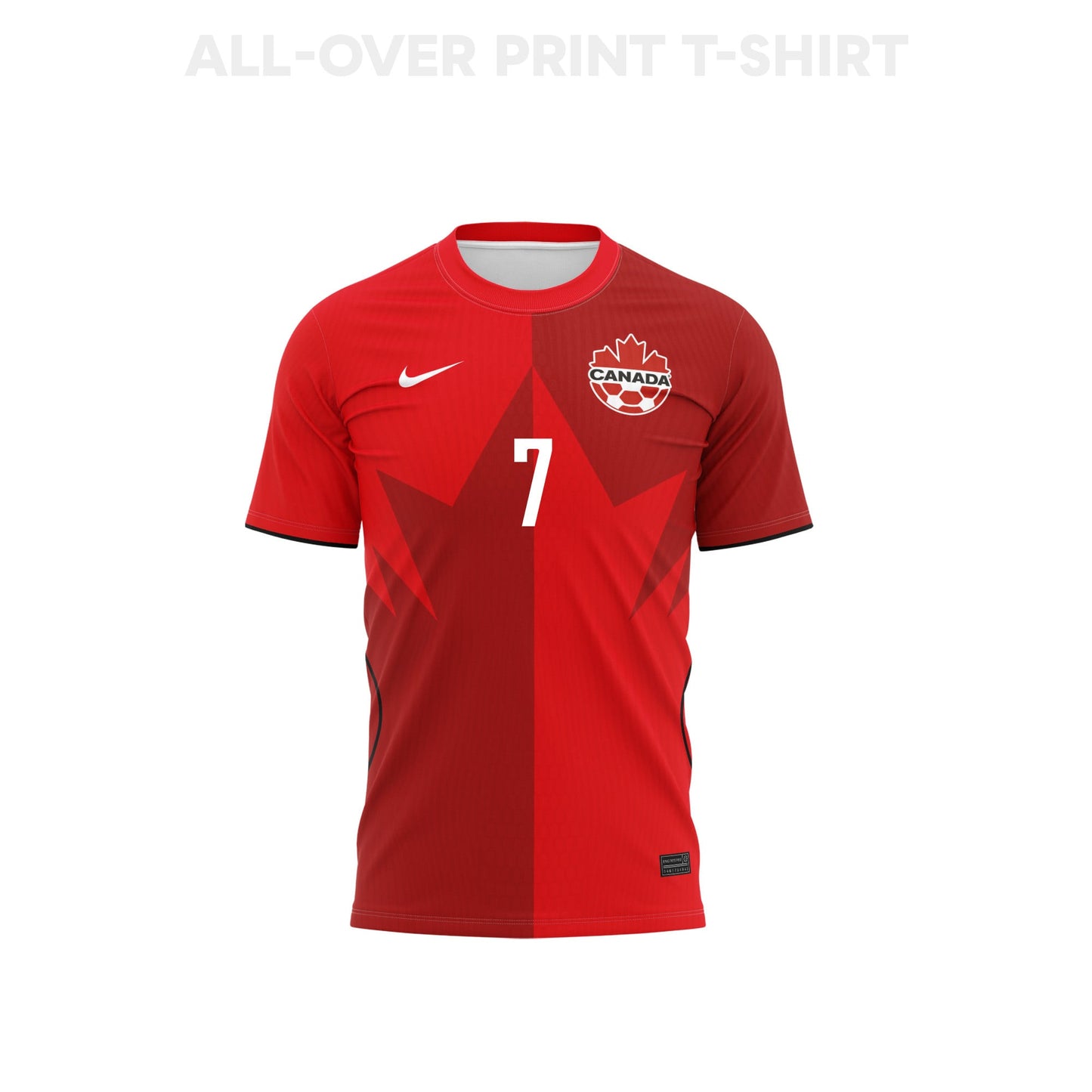 Stephen Eustáquio 7 Canada 2026 Home 3D T-Shirt Fully Printed – Unisex, Red