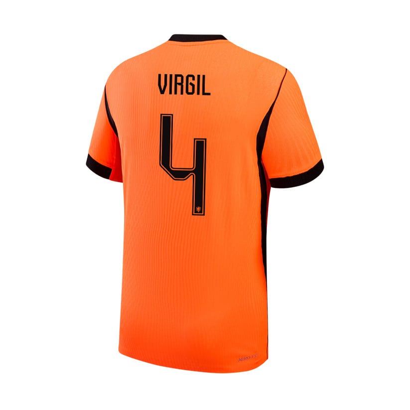 Virgil van Dijk 4 Netherlands 2026 Home Men Jersey & Shorts Set – Orange