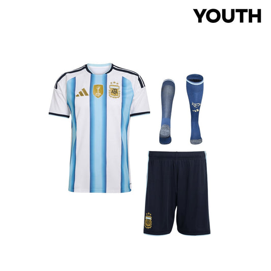Argentina 2026 YOUTH Home Kit Set – White