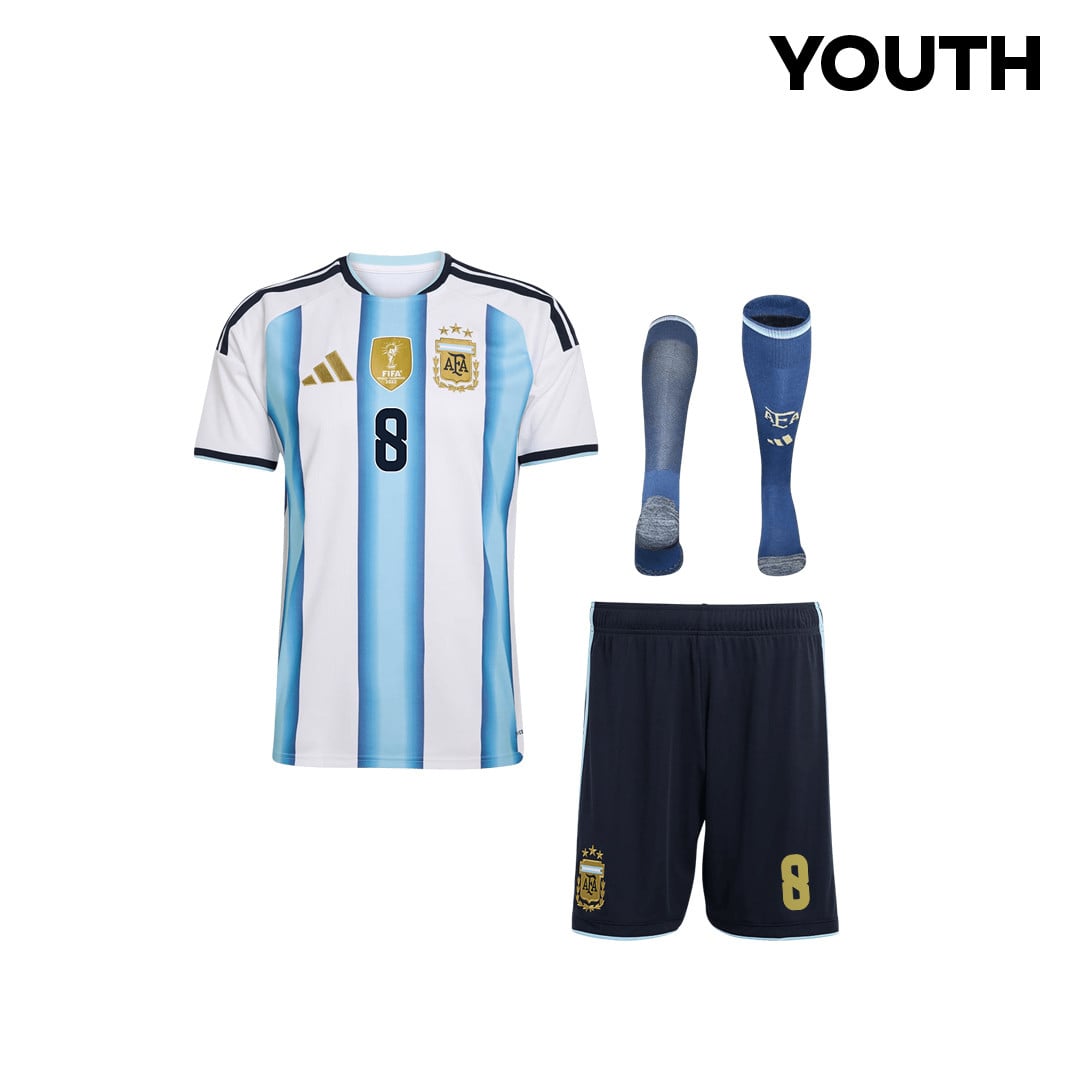 Marcos Acuña 8 Argentina 2026 YOUTH Home Kit Set – White