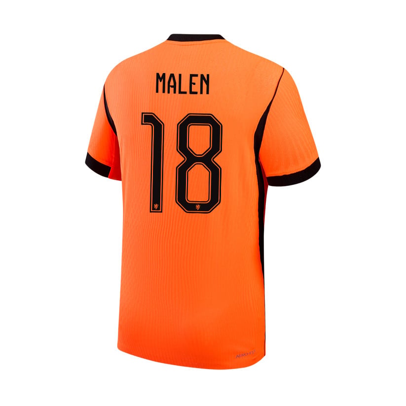 Donyell Malen 18 Netherlands 2026 Home Men Jersey & Shorts Set – Orange