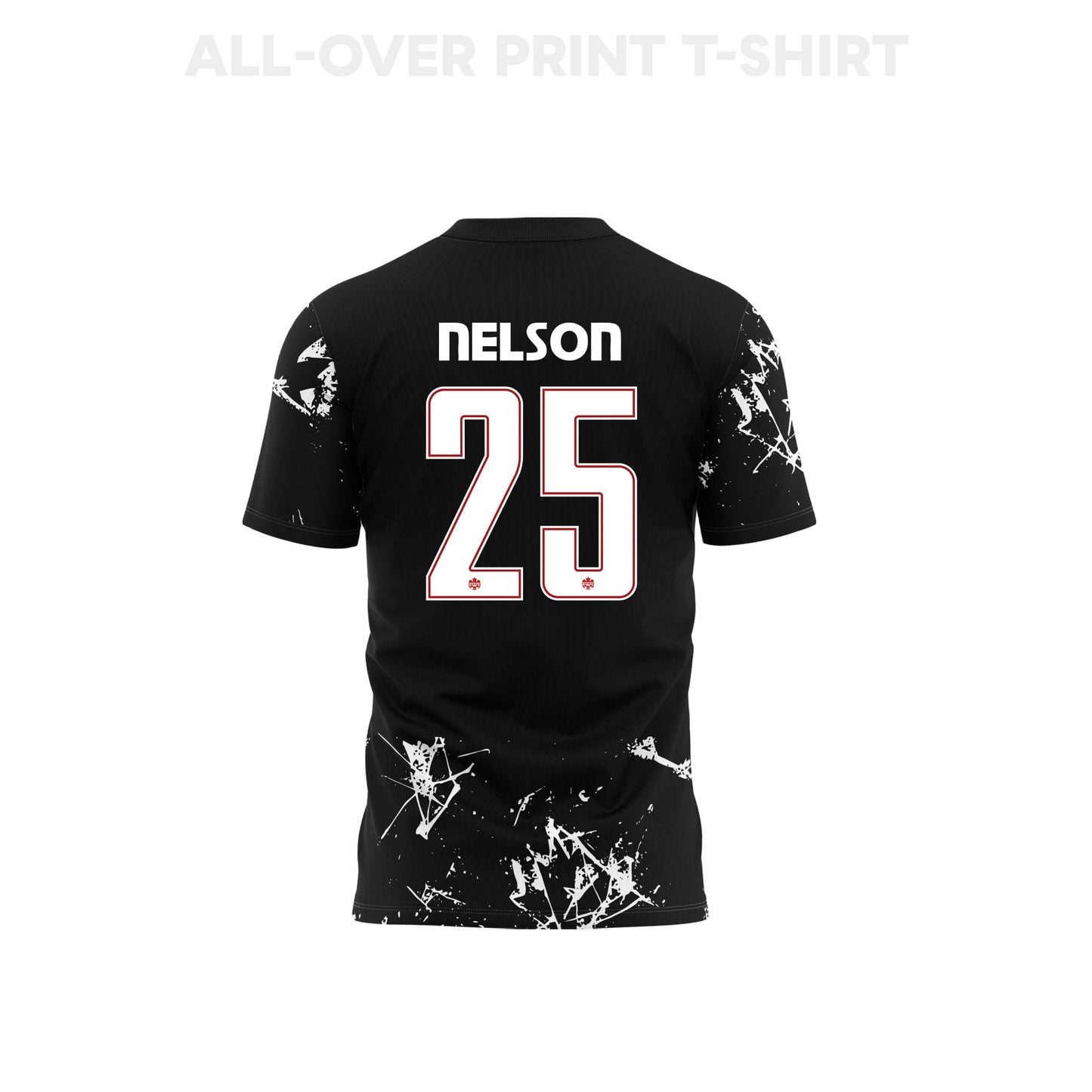 Jayden Nelson 25 Youth Canada 2026 Away 3D T-shirt Fully Printed – Black