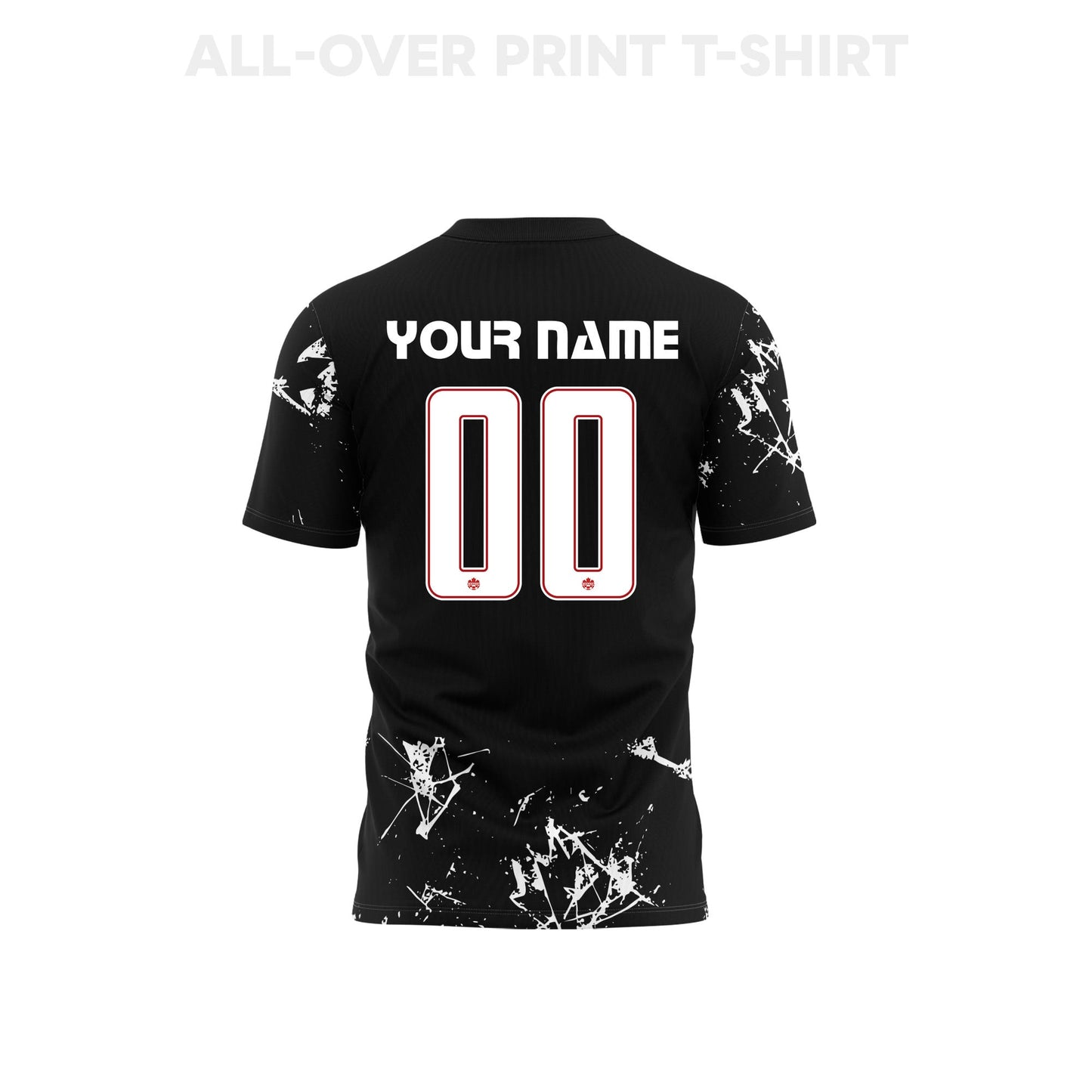 Canada 2026 Youth Away 3D T-shirt Fully Printed – Personalized – Black