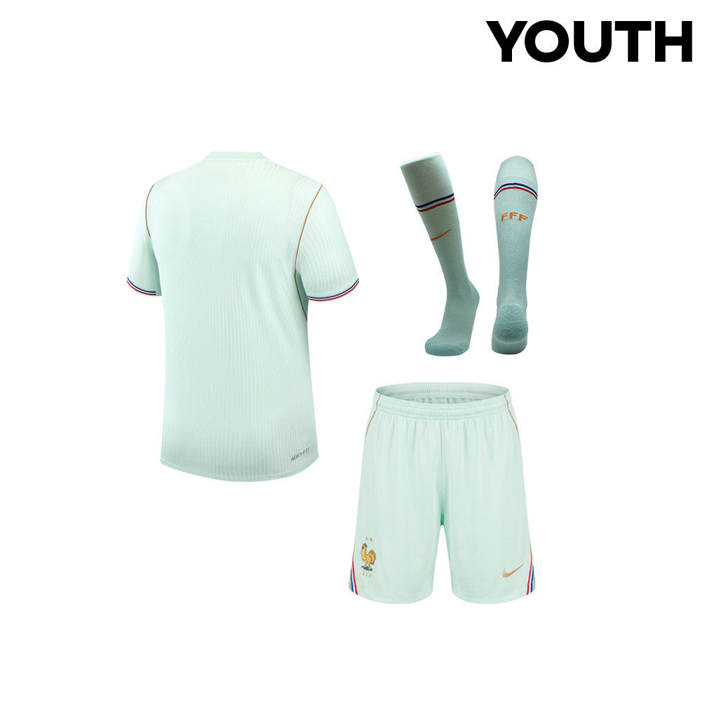 France 2026 YOUTH Away Kit Set – Green
