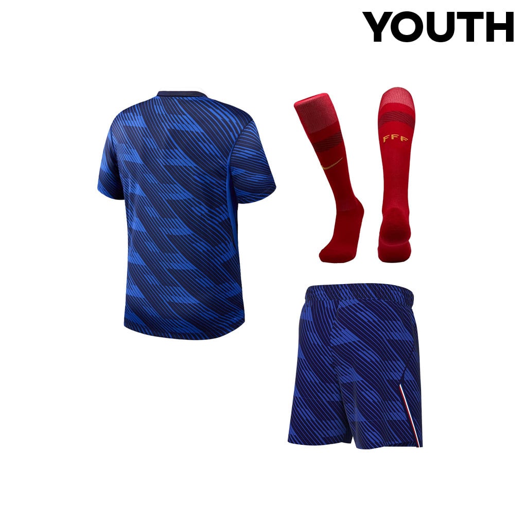 France 2026 YOUTH Home Kit Set – Blue