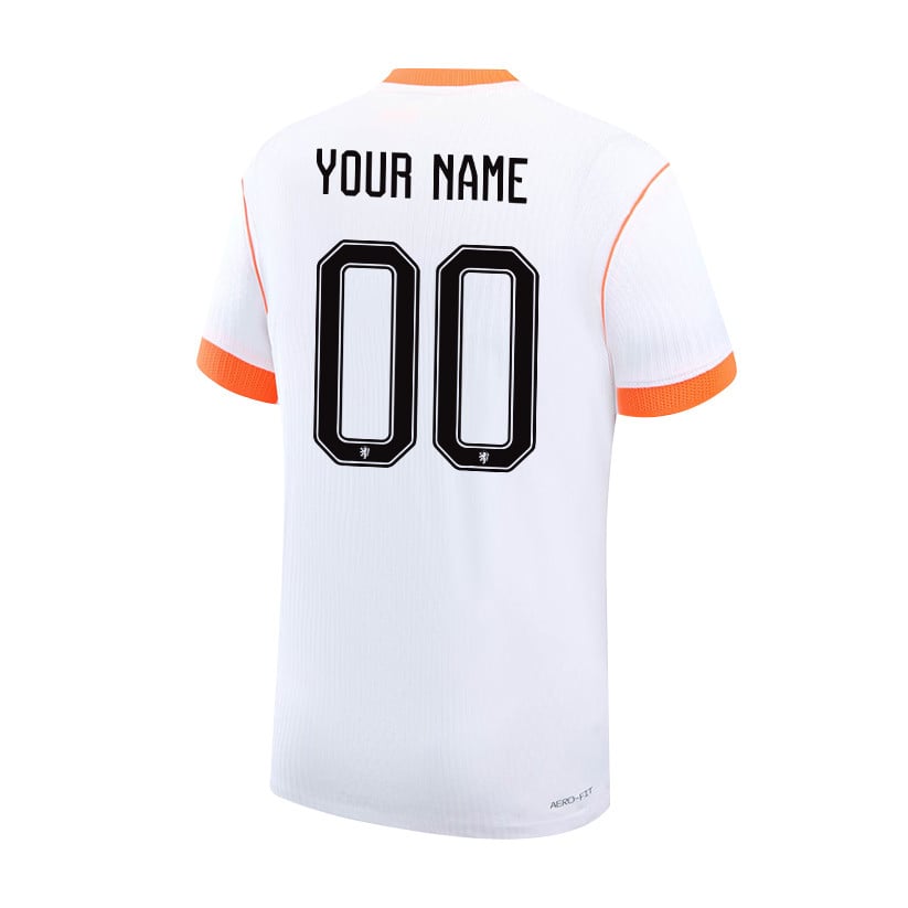Netherlands 2026 YOUTH Away Jersey & Shorts Set - Personalized - White