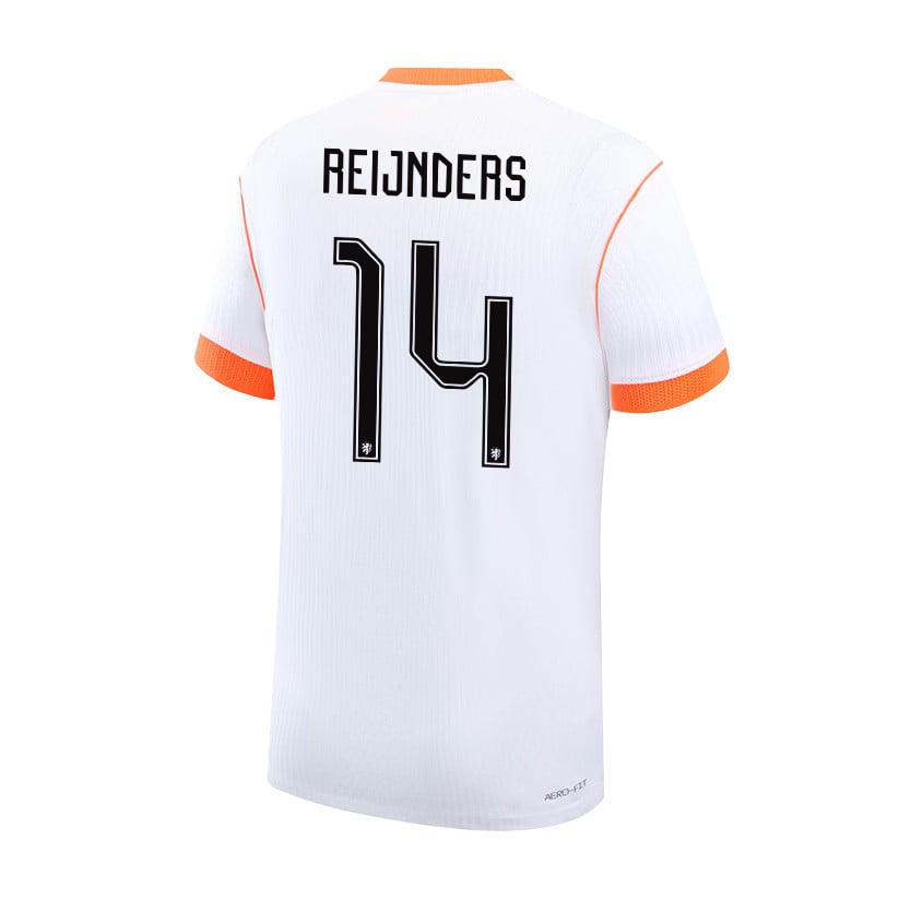 Tijjani Reijnders 14 Netherlands 2026 YOUTH Away Jersey & Shorts Set - White