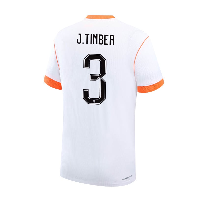 Jurriën Timber 3 Netherlands 2026 Away Men Jersey & Shorts Set – White