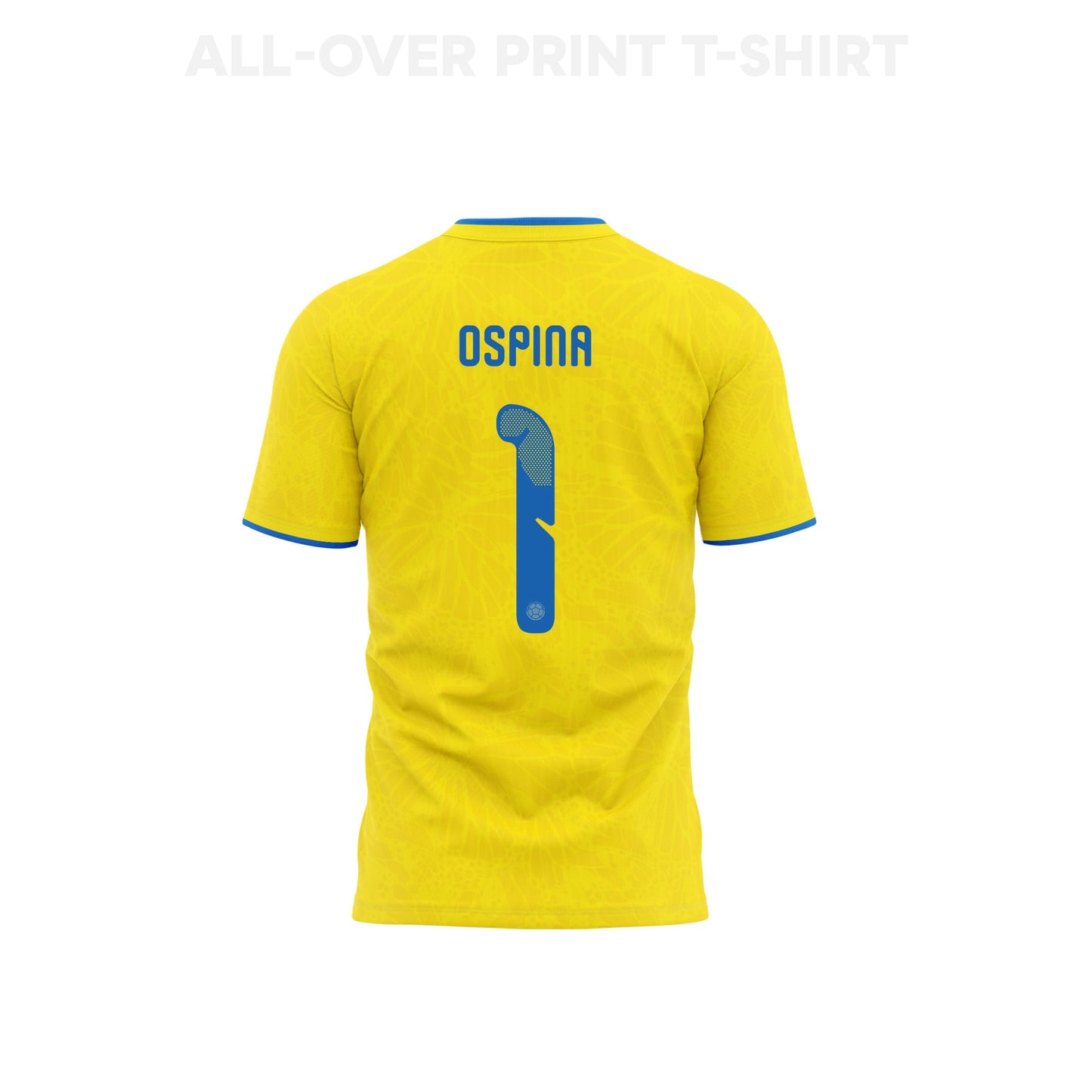 David Ospina 1 Colombia 2026 Home 3D T-Shirt Fully Printed – Unisex, Yellow