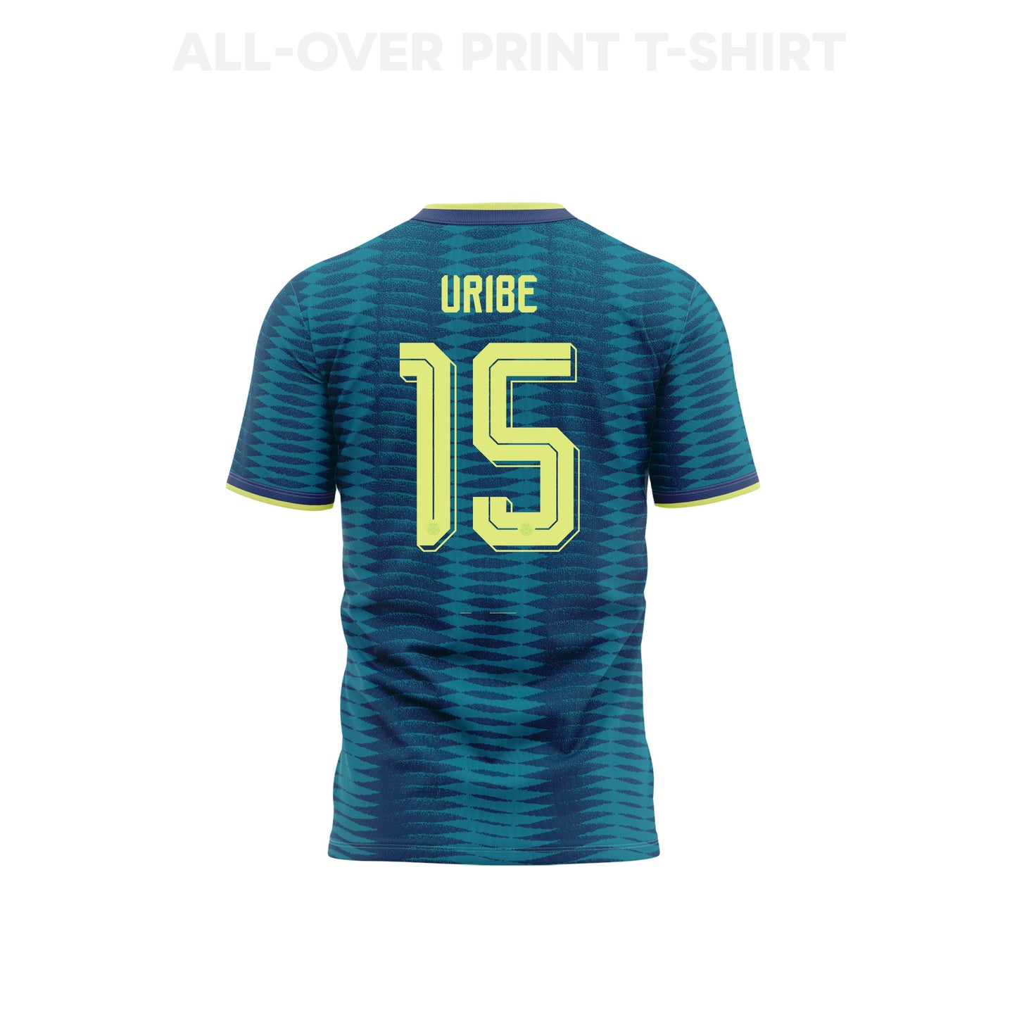 Mateus Uribe 15 Youth Colombia 2026 Away 3D T-shirt Fully Printed – Turquoise