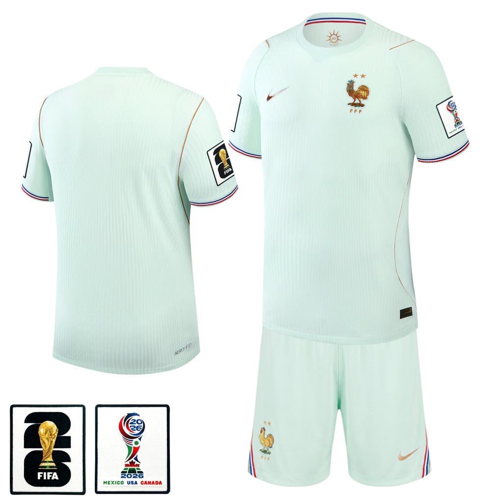 France 2026 Away Men Jersey & Shorts Set – Green