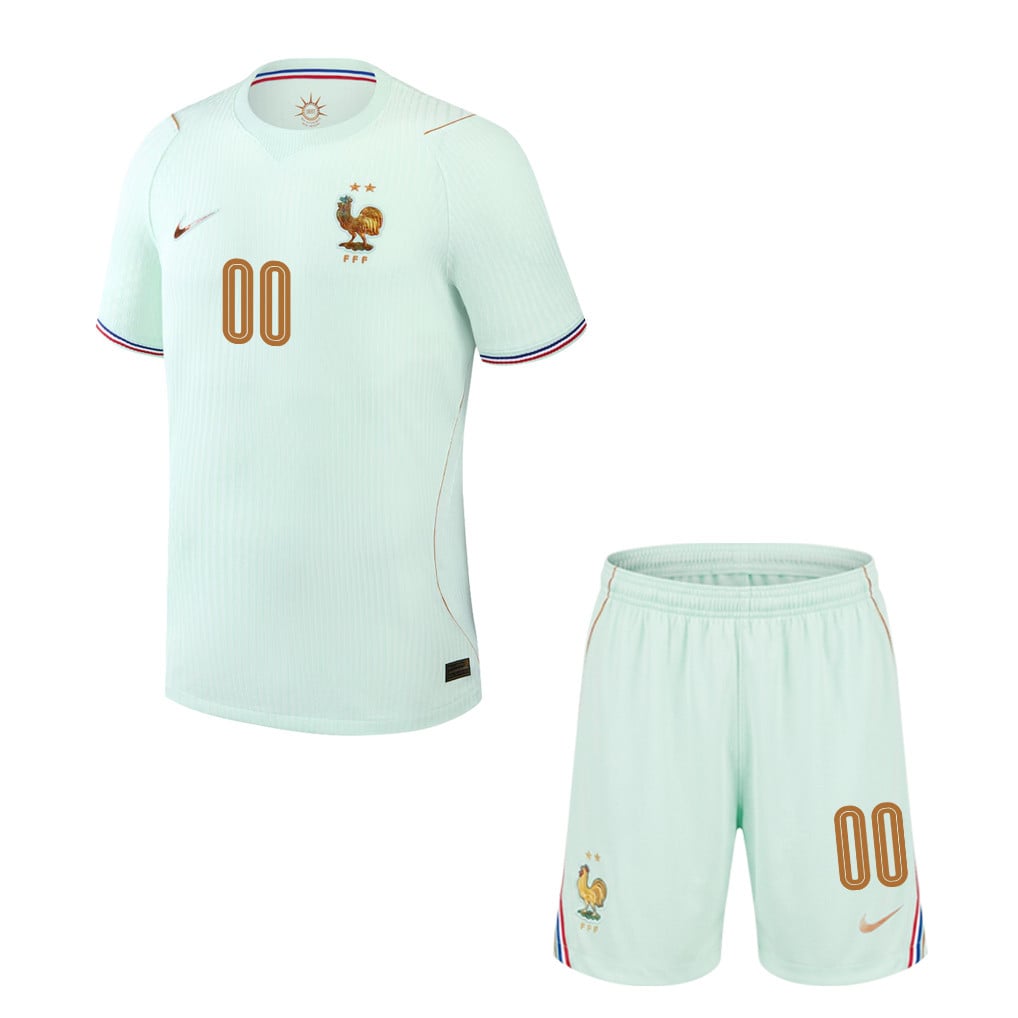 France 2026 Away Men Jersey & Shorts Set – Personalized - Green