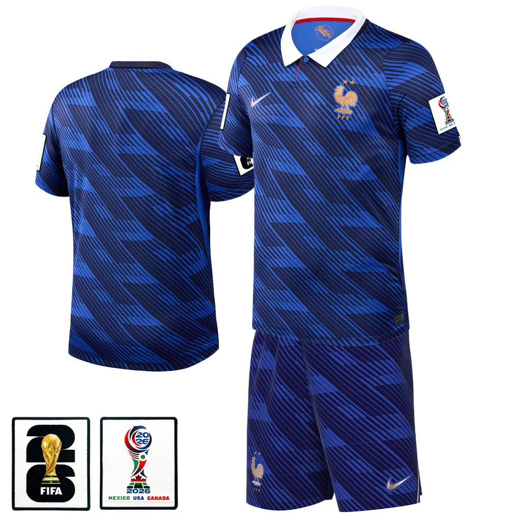 France 2026 Home Men Jersey & Shorts Set – Blue