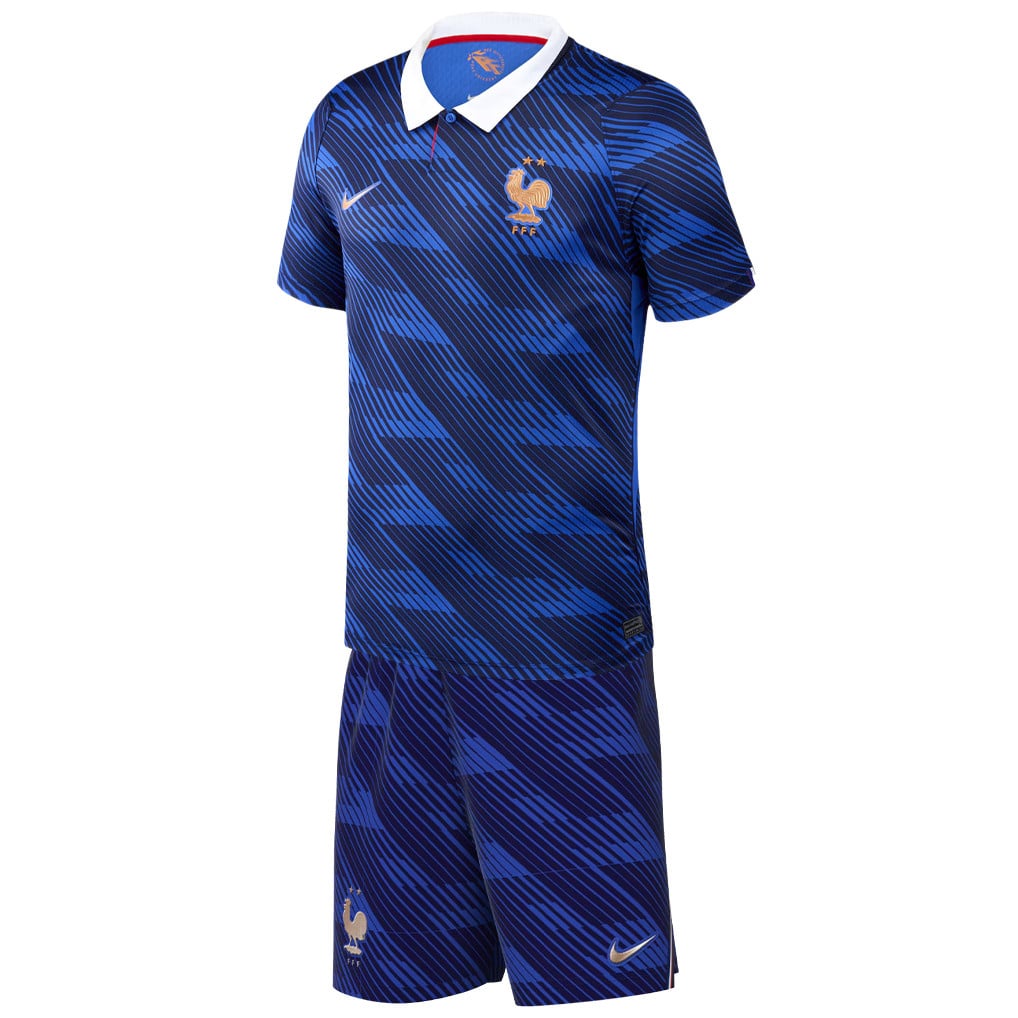 France 2026 YOUTH Home Jersey & Shorts Set - Blue