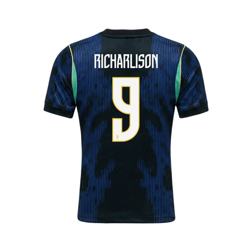 Richarlison 9 Brazil 2026 Away Men Jersey & Shorts Set – Blue