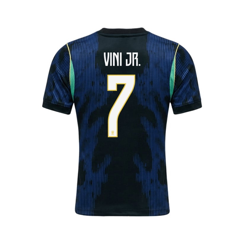 Vinícius Júnior 7 Brazil 2026 Away Men Jersey & Shorts Set – Blue