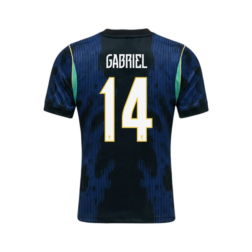 Gabriel Magalhães 14 Brazil 2026 Away Men Jersey & Shorts Set – Blue