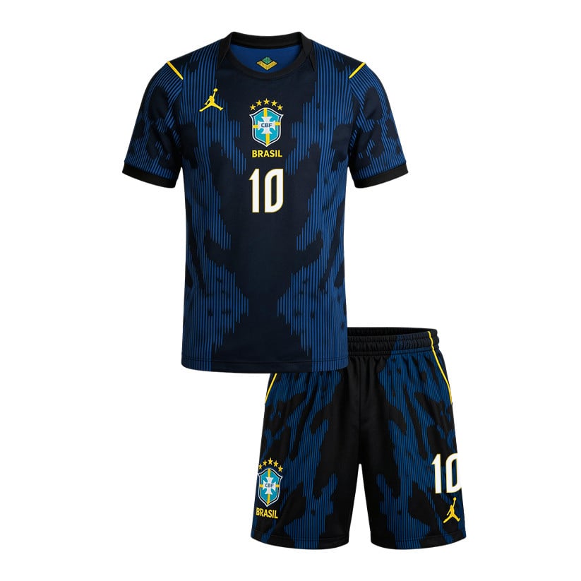 Pelé 10 Brazil 2026 Away Men Jersey & Shorts Set – Blue