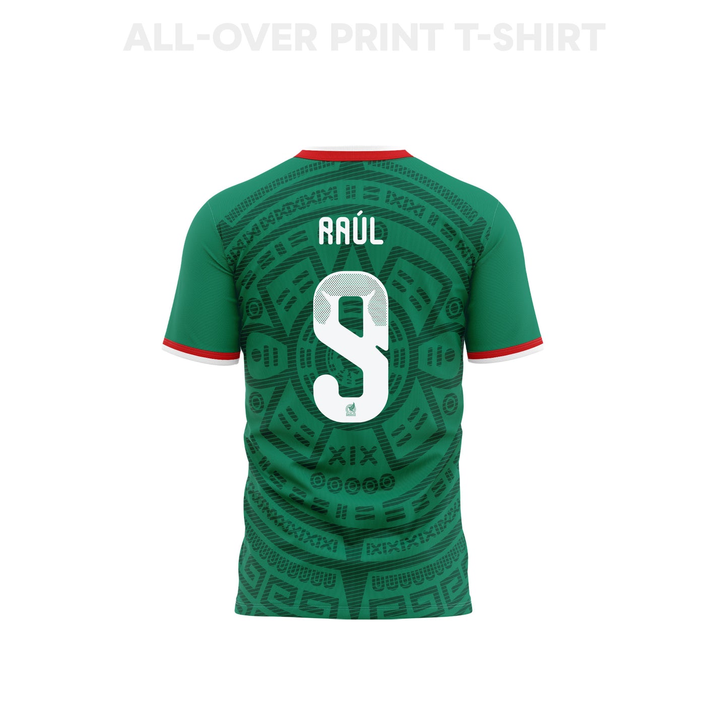 Raúl Jiménez 9 Mexico 2026 Home 3D T-Shirt Fully Printed – Unisex, Green