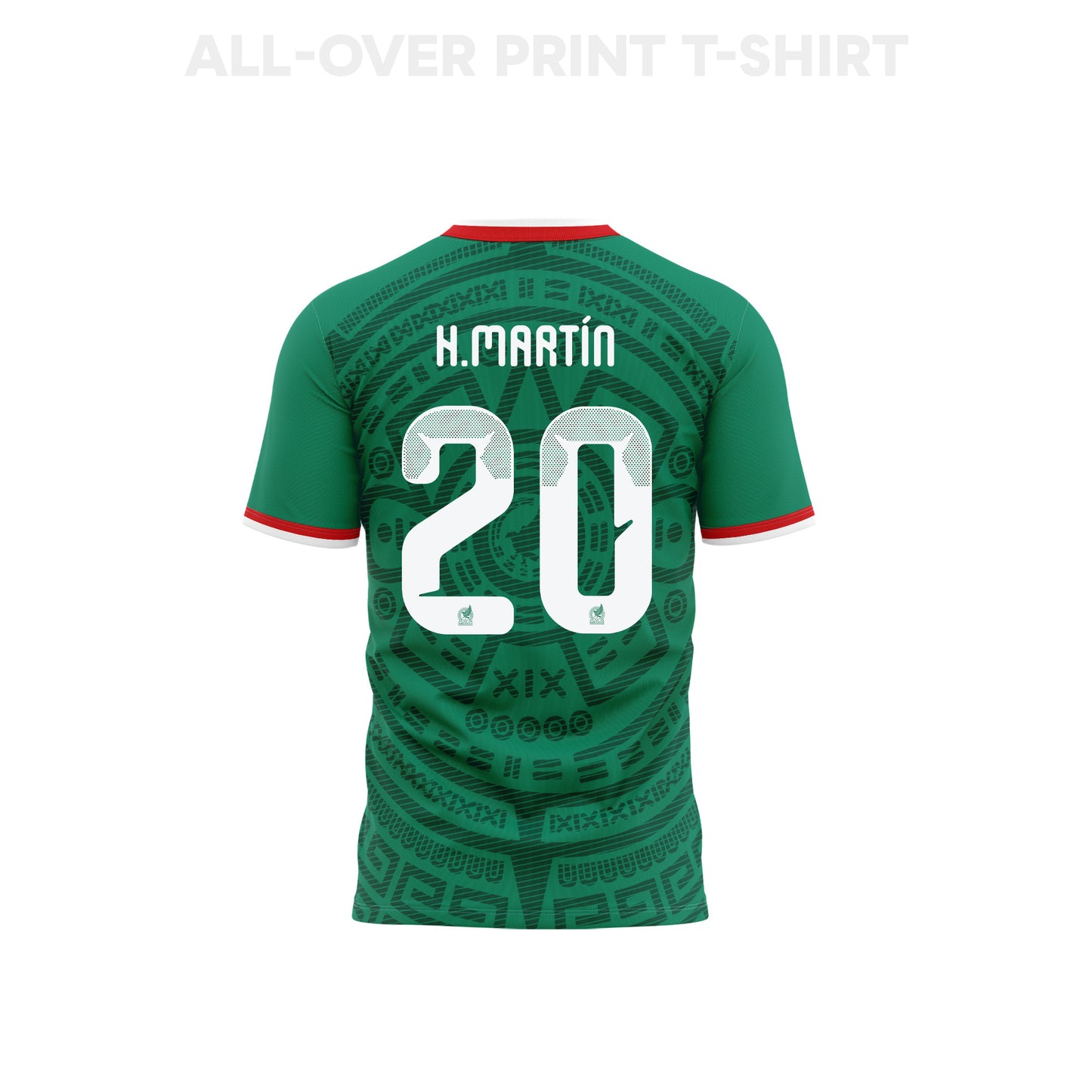 Henry Martín 20 Mexico 2026 Home 3D T-Shirt Fully Printed – Unisex, Green