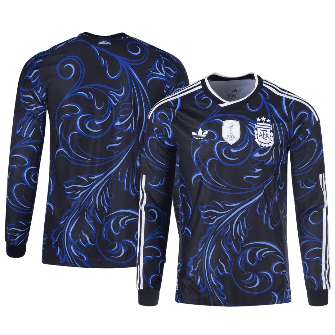 Argentina 2026 Away Long Sleeve Jersey - Black