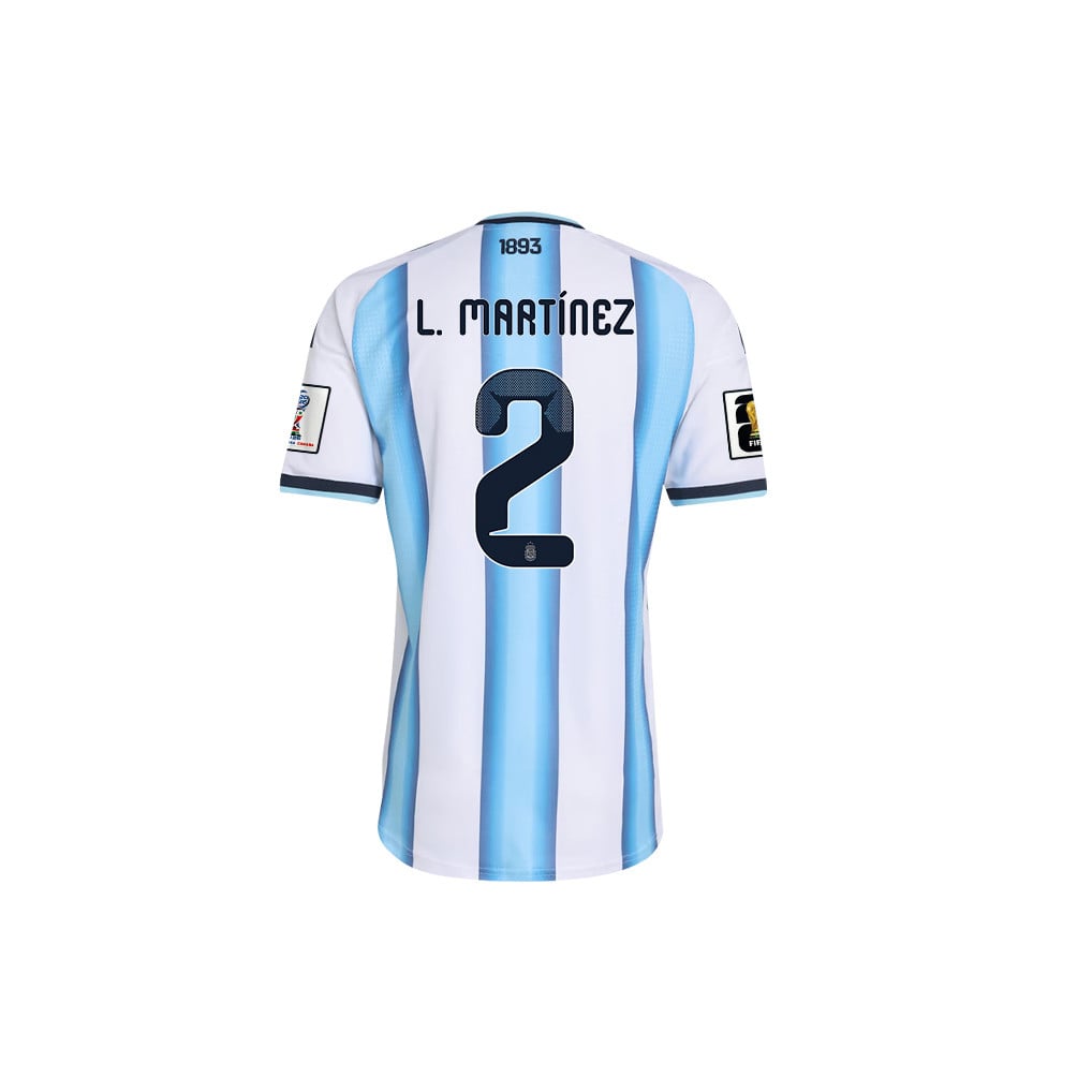 Emiliano Martínez 1 Argentina 2026 Home Men Jersey & Shorts Set – White