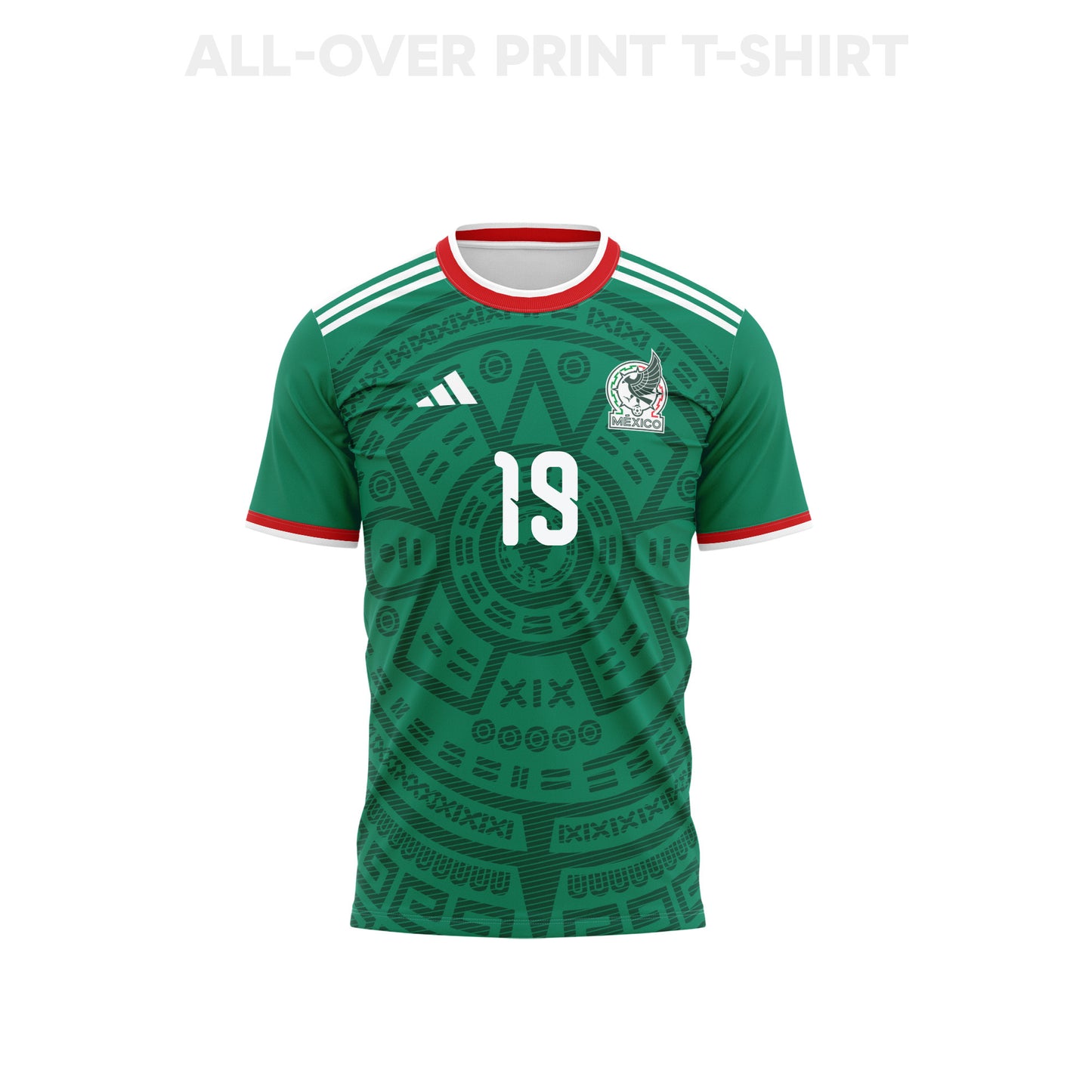 Jorge Sánchez 19 Youth Mexico 2026 Home 3D T-shirt Fully Printed – Green