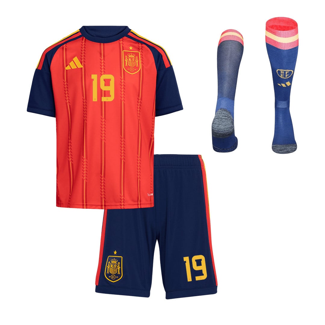 Lamine Yamal 19 Spain 2026 Home Men Kit Set – Red