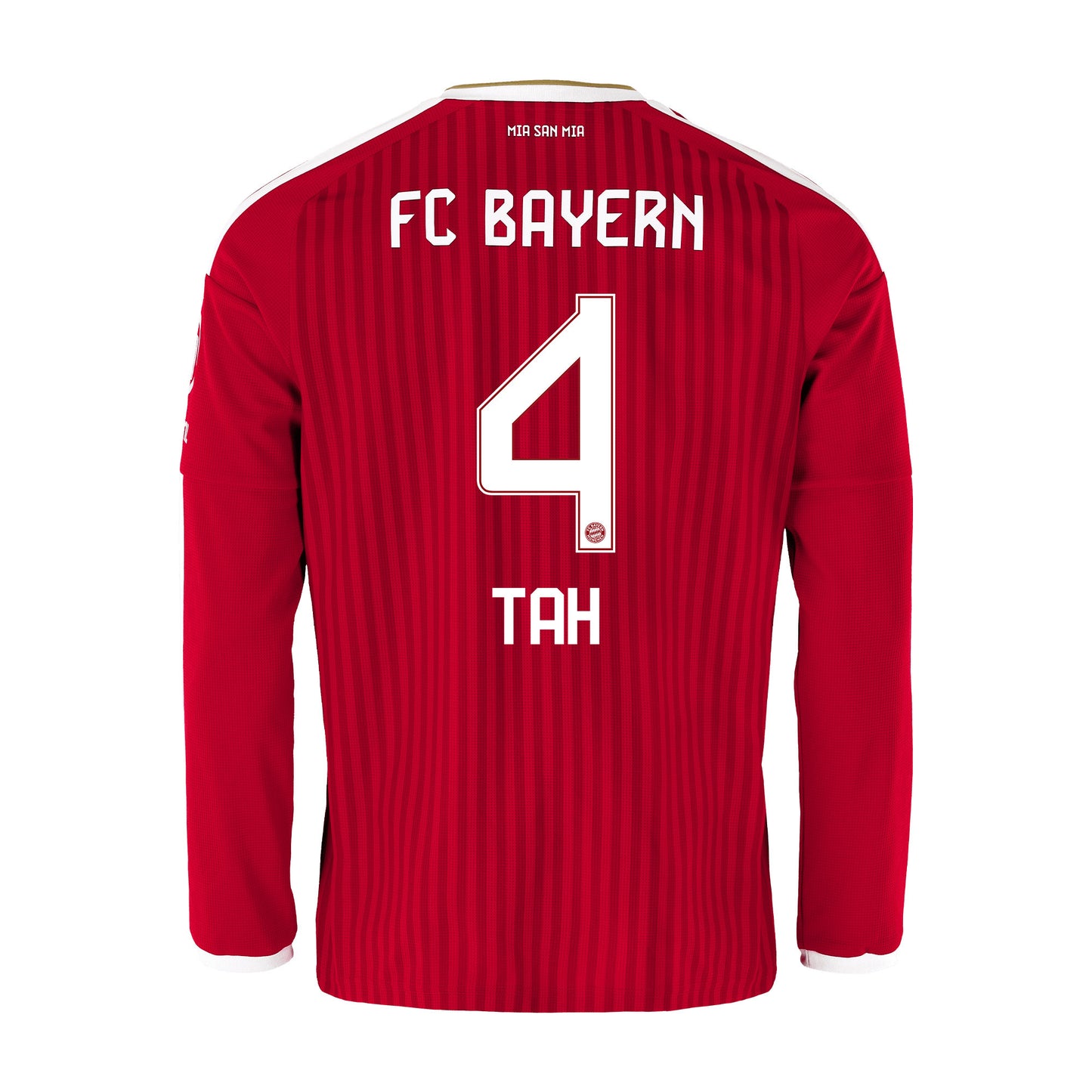 Jonathan Tah 4 Bayern Munich 2026/27 Home Men Long Sleeve Jersey - Red