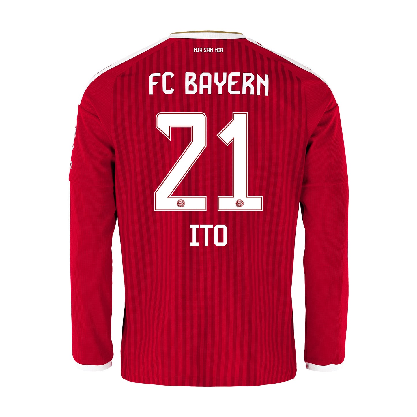 Hiroki Ito 21 Bayern Munich 2026/27 Home Men Long Sleeve Jersey - Red