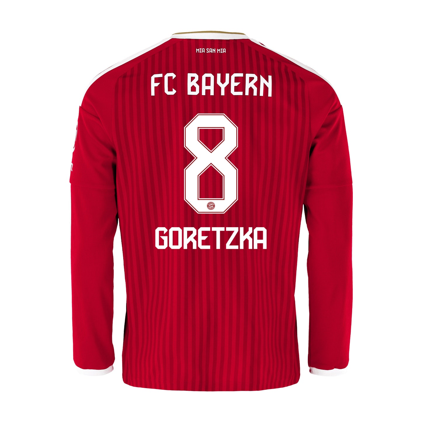 Leon Goretzka 8 Bayern Munich 2026/27 Home Men Long Sleeve Jersey - Red
