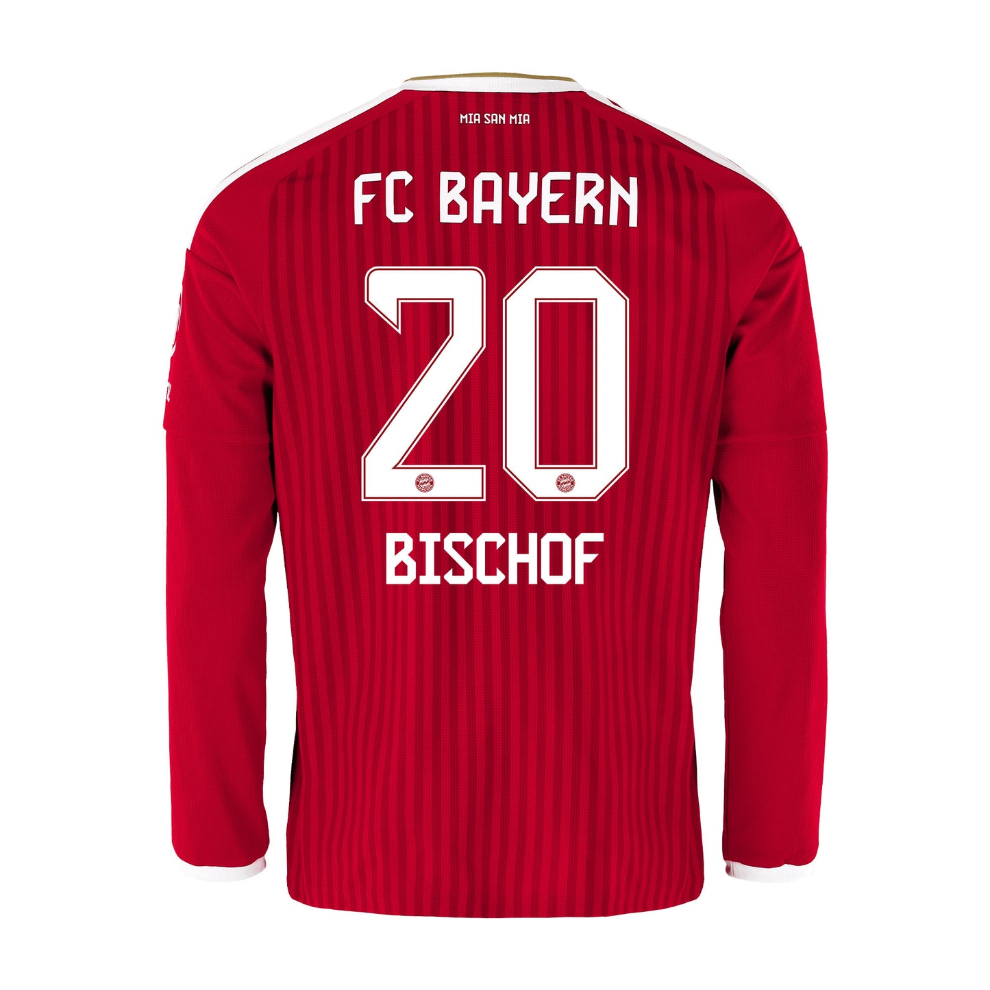 Tom Bischof 20 Bayern Munich 2026/27 Home Men Long Sleeve Jersey - Red