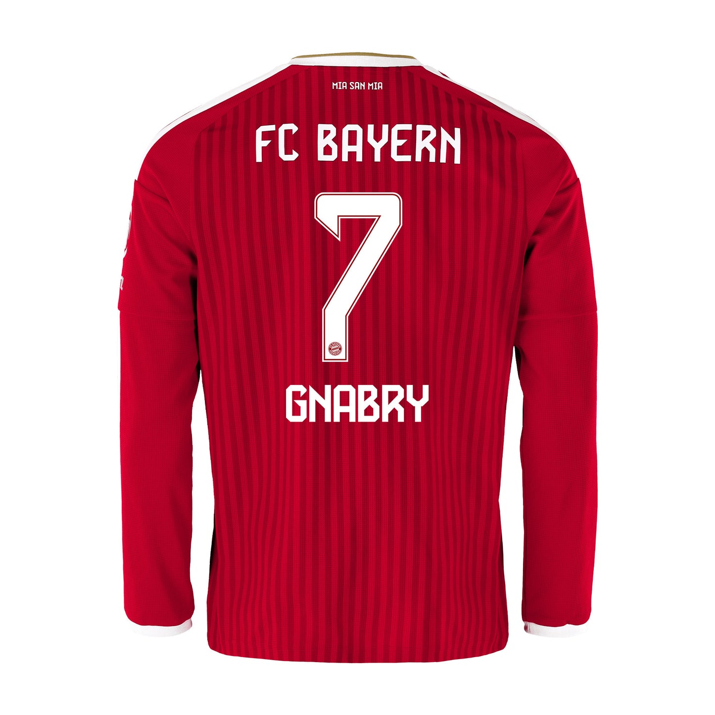Serge Gnabry 7 Bayern Munich 2026/27 Home Men Long Sleeve Jersey - Red