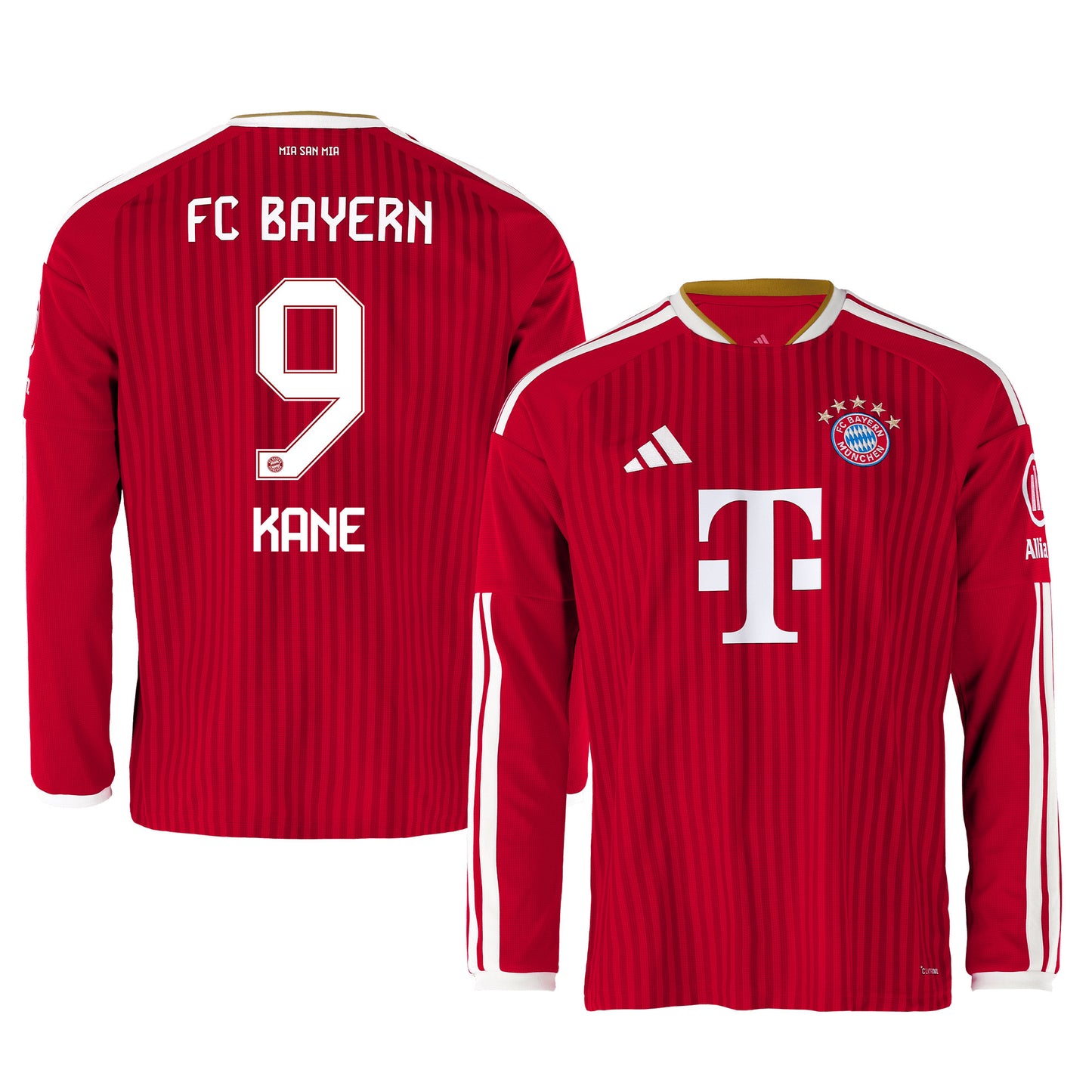 Harry Kane 9 Bayern Munich 2026/27 Home Men Long Sleeve Jersey - Red