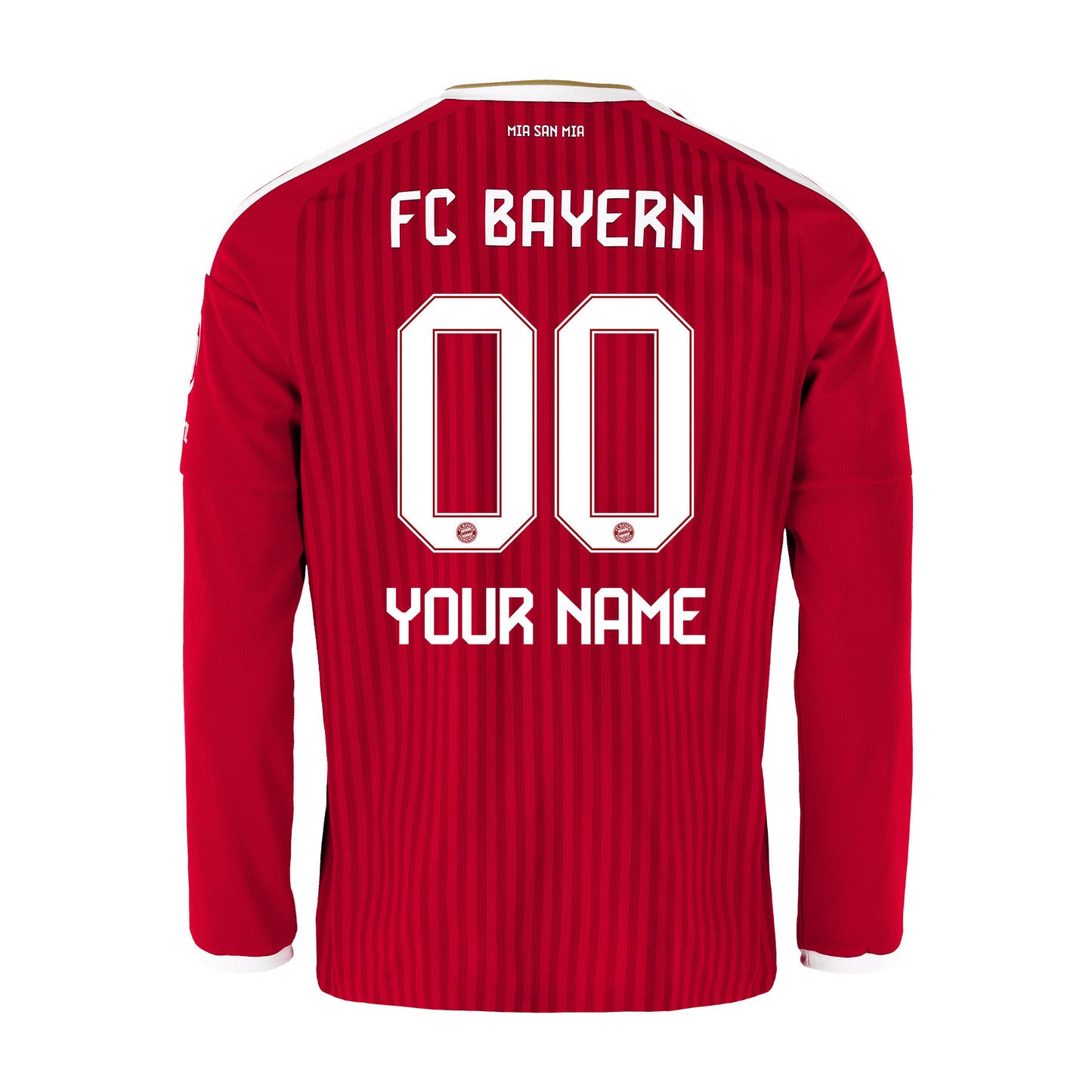 Bayern Munich 2026/27 Home Men Long Sleeve Jersey - Personalized - Red
