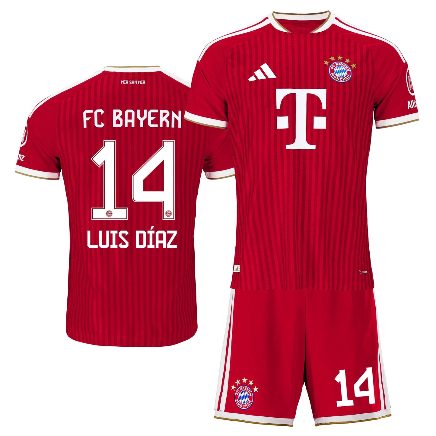 Luis Díaz 14 Bayern Munich 2026/27 Home Men Jersey & Shorts Set – Red