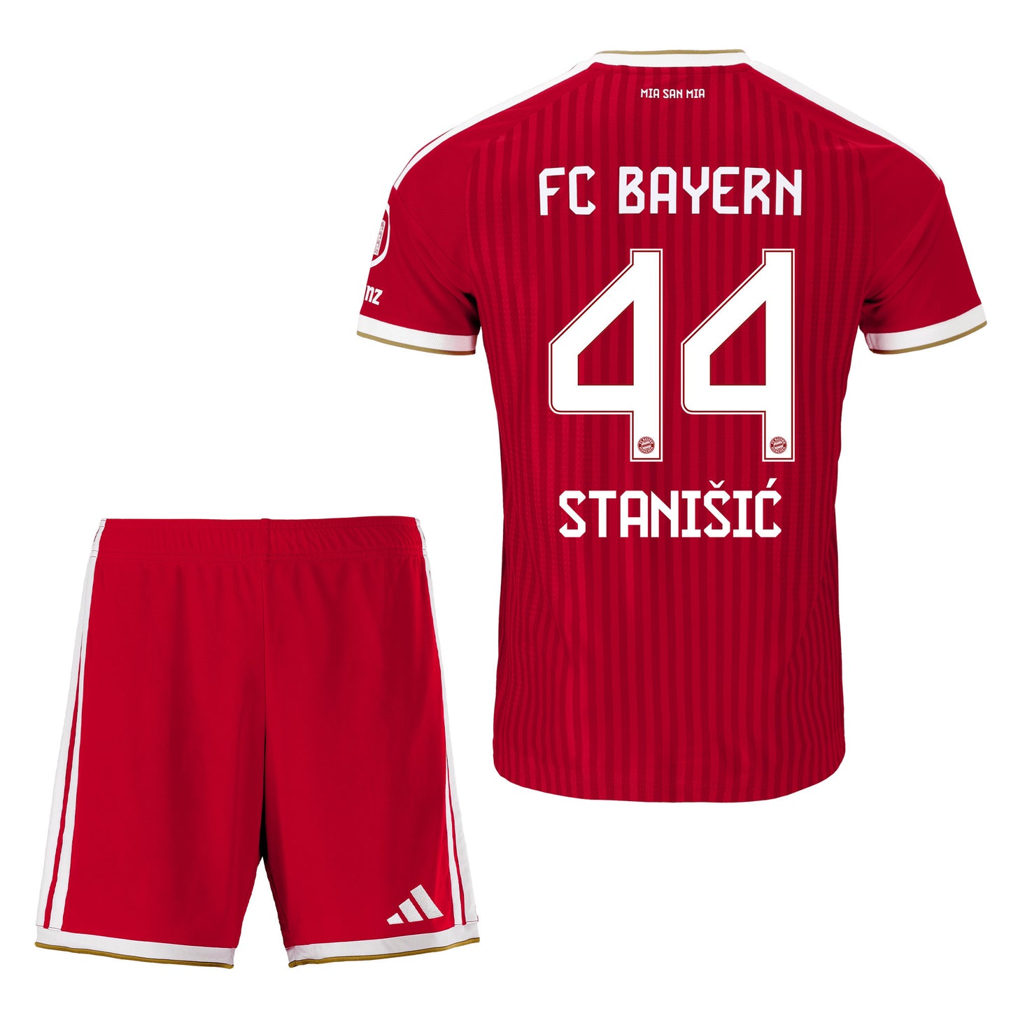 Josip Stanišić 44 Bayern Munich 2026/27 Home Men Jersey & Shorts Set – Red