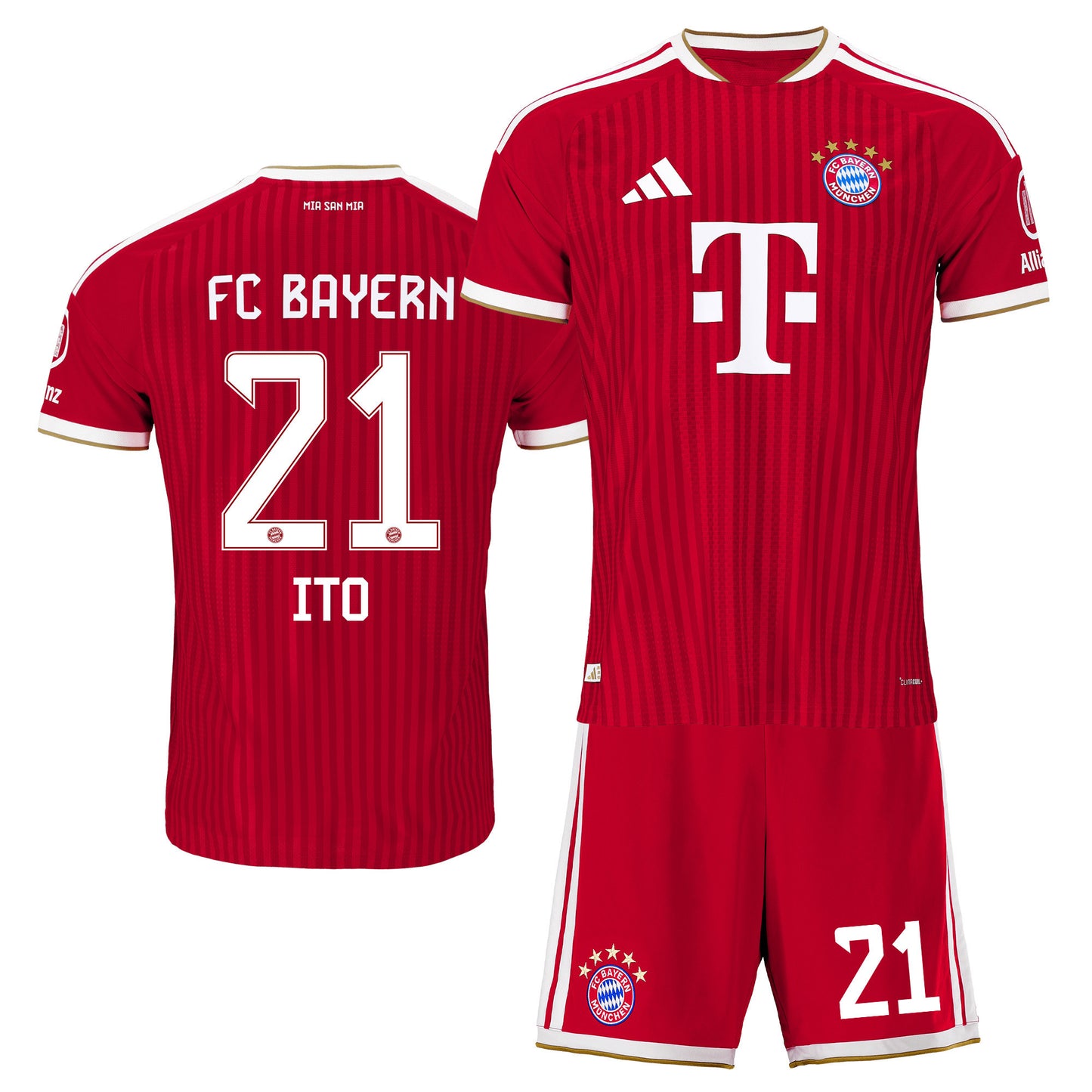 Hiroki Ito 21 Bayern Munich 2026/27 Home Men Jersey & Shorts Set – Red