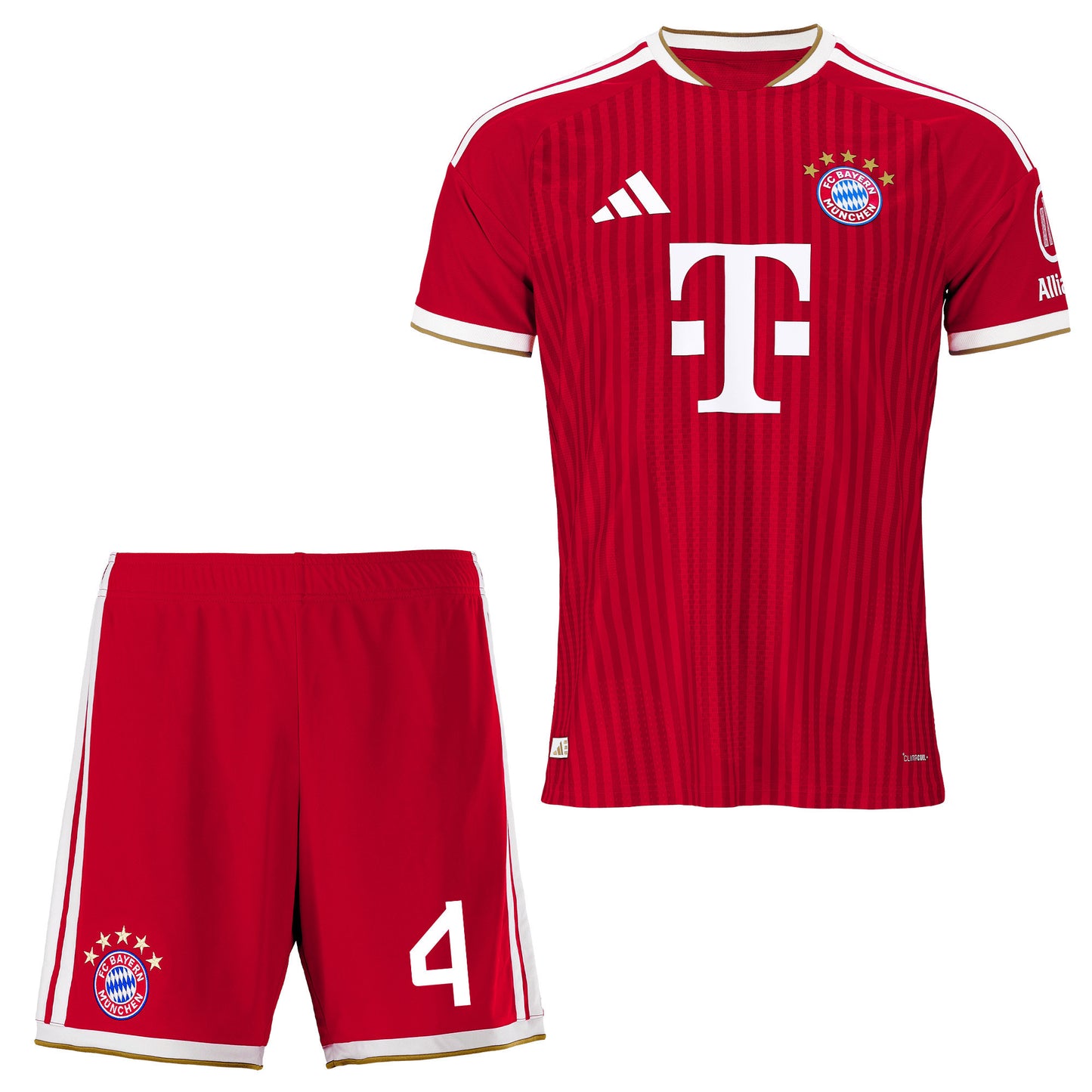 Jonathan Tah 4 Bayern Munich 2026/27 Home Men Jersey & Shorts Set – Red