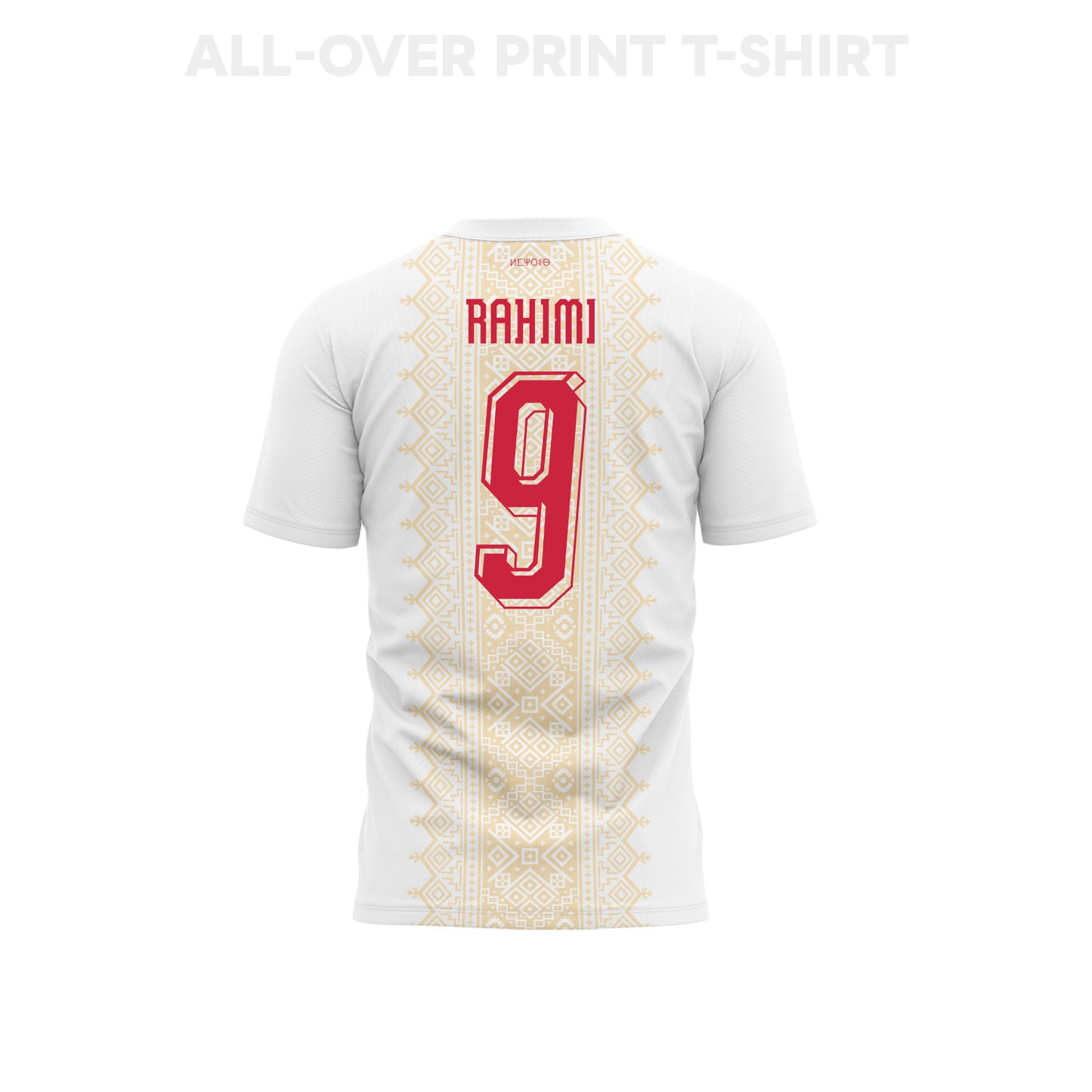 Soufiane Rahimi 9 Youth Morocco 2026 Away 3D T-shirt Fully Printed – White