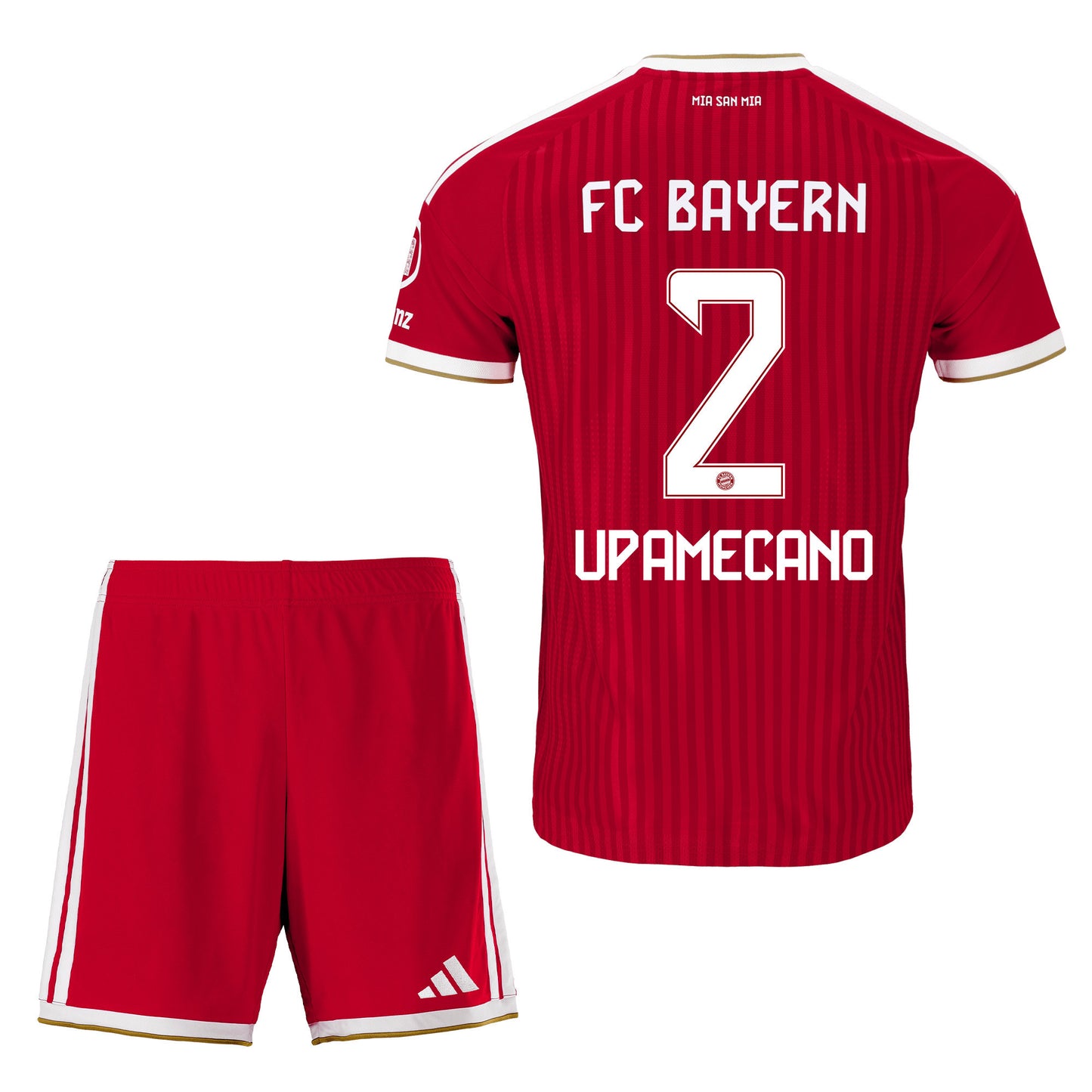 Dayot Upamecano 2 Bayern Munich 2026/27 Youth Home Jersey & Shorts Set - Red