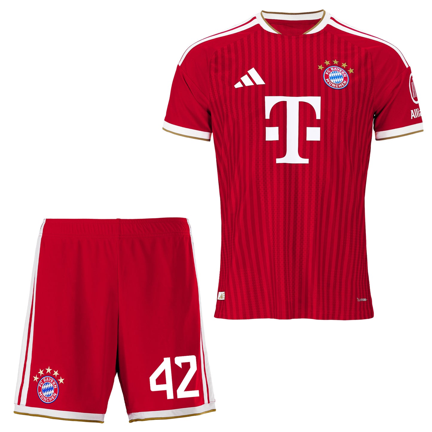 Lennart Karl 42 Bayern Munich 2026/27 Youth Home Jersey & Shorts Set - Red