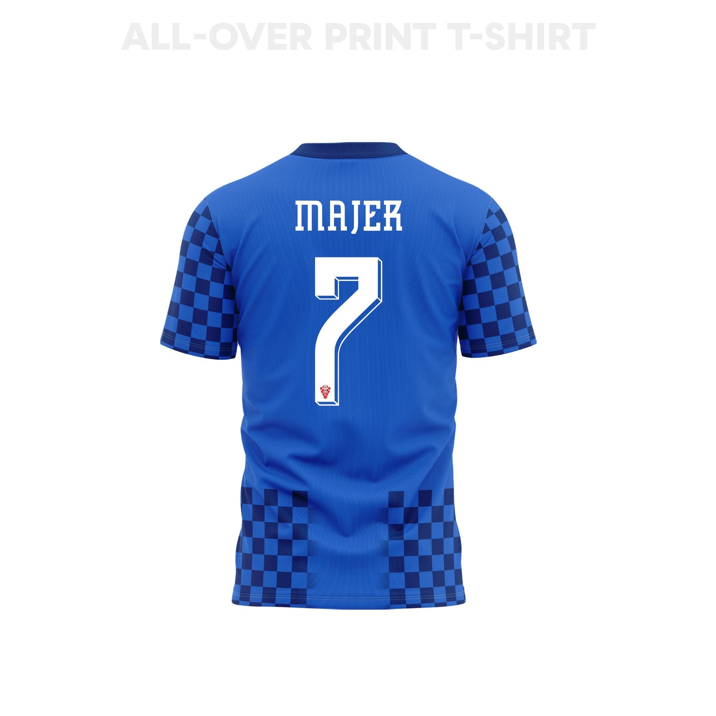 Lovro Majer 7 Croatia 2026 Away 3D T-Shirt Fully Printed – Unisex, Blue