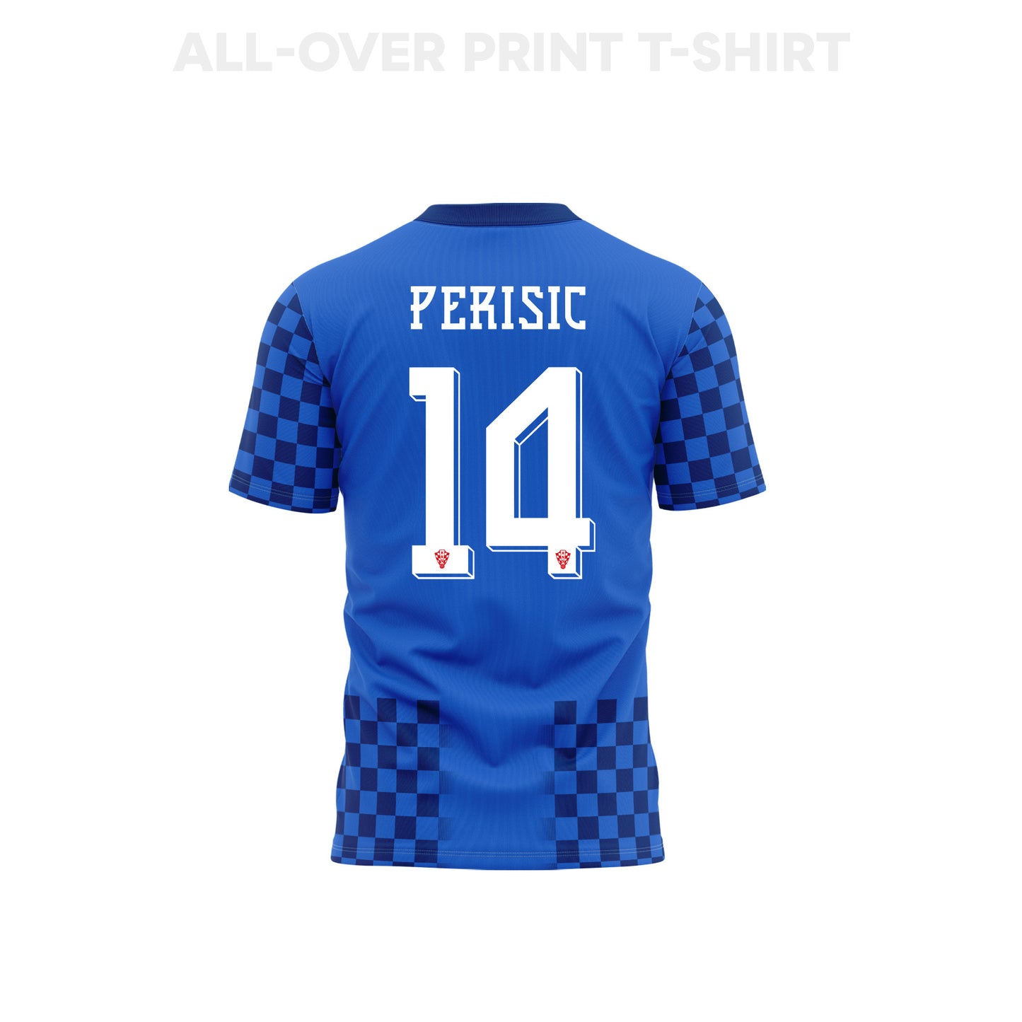 Ivan Perisic 14 Croatia 2026 Away 3D T-Shirt Fully Printed – Unisex, Blue